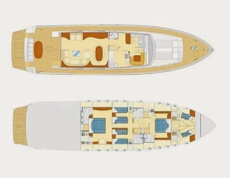 Charter a 23.9m 4 Cabin Motor Yacht in Rhodes Town