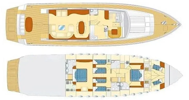 Rent a 23.9m Motor Yacht Posillipo Technema 80 in Vouliagmeni