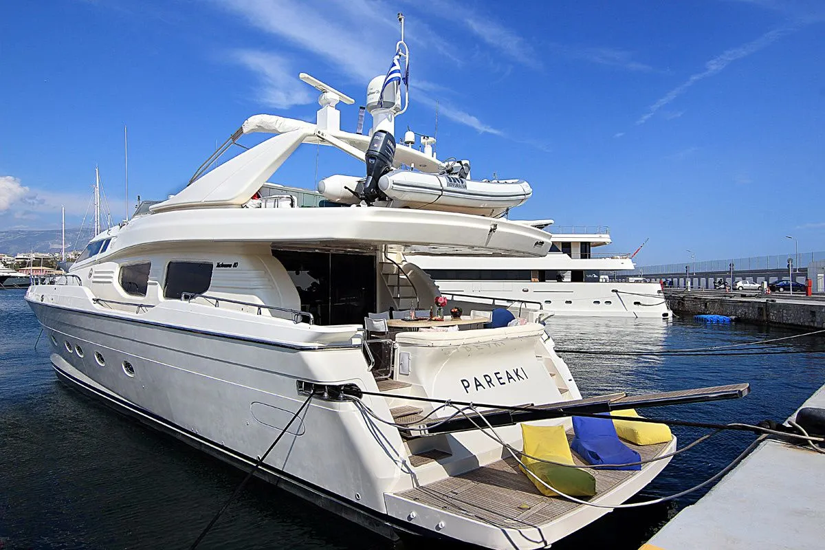 Rent a 23.9m Motor Yacht Posillipo Technema 80 in Vouliagmeni