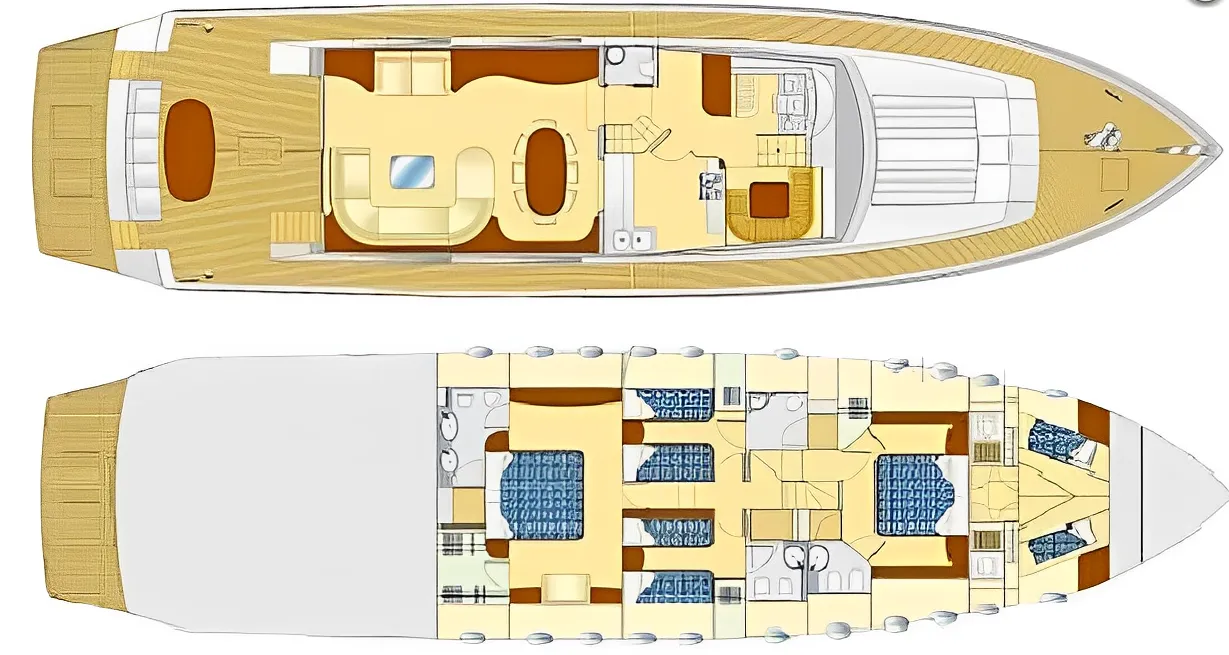 24m Elliniko Motor Yacht Posillipo Technema 80 Hire