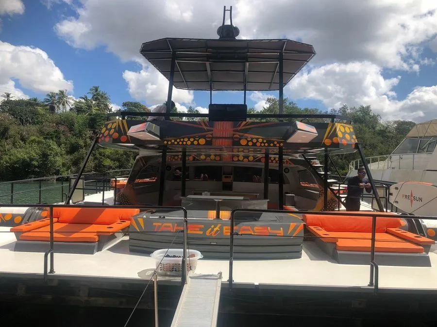 Explore La Romana on a 19m Rental Power Catamaran