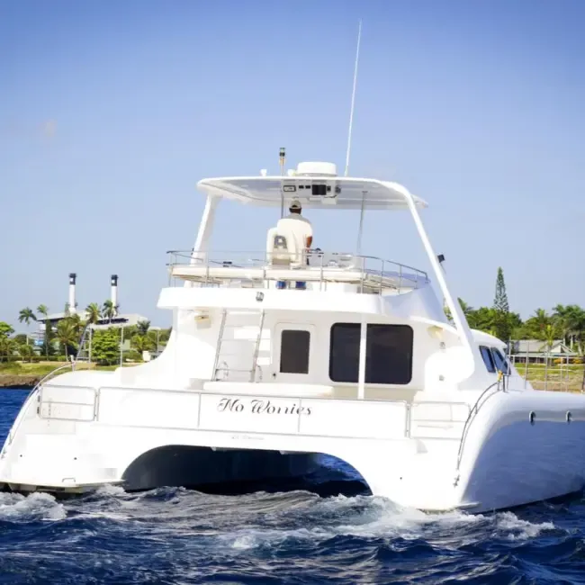 Explore La Romana on a 14.63m Rental Power Catamaran