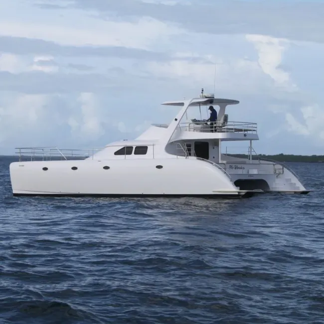 Explore La Romana on a 14.63m Rental Power Catamaran