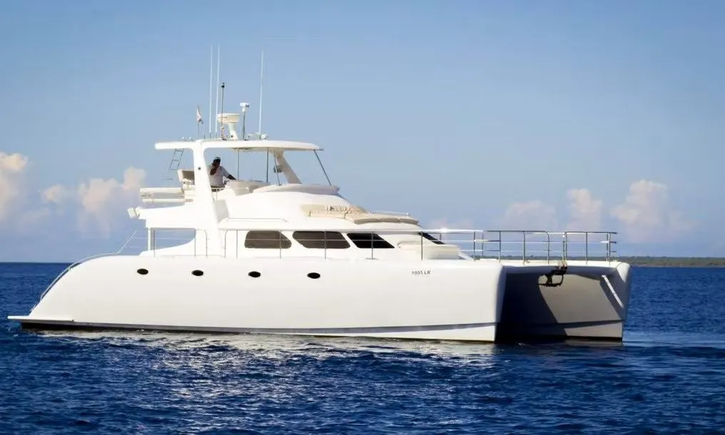 Explore La Romana on a 16.5m Rental Power Catamaran