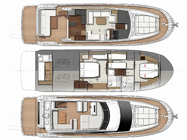 Explore Porto Heli on a 14.5m Prestige 520 F Motor Yacht Rental