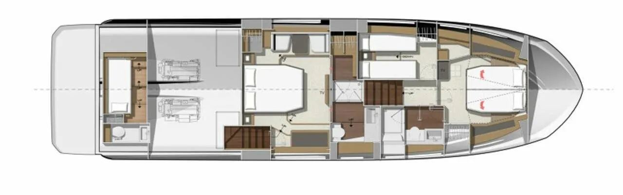 Rent a 18.7m Prestige 590 in St. Petersburg