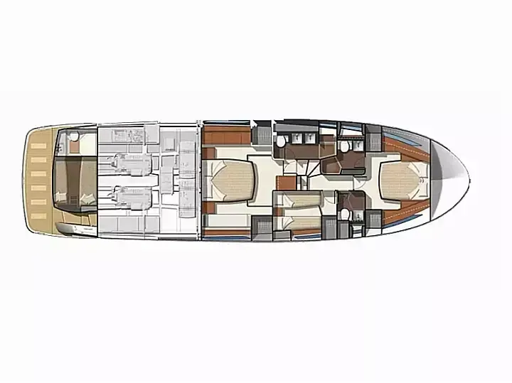 Charter a 19.5m Motor Yacht Prestige 620 S in Dubrovnik