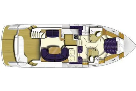 Charter a 15m Princess 45 in Chios