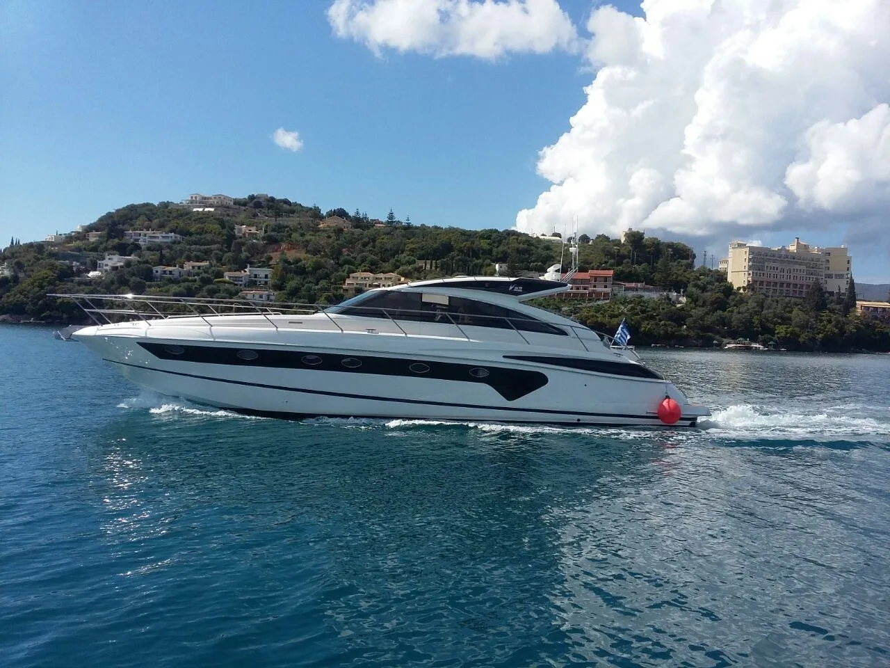 Explore Gouvia on a 15.93m Rental Motor Yacht