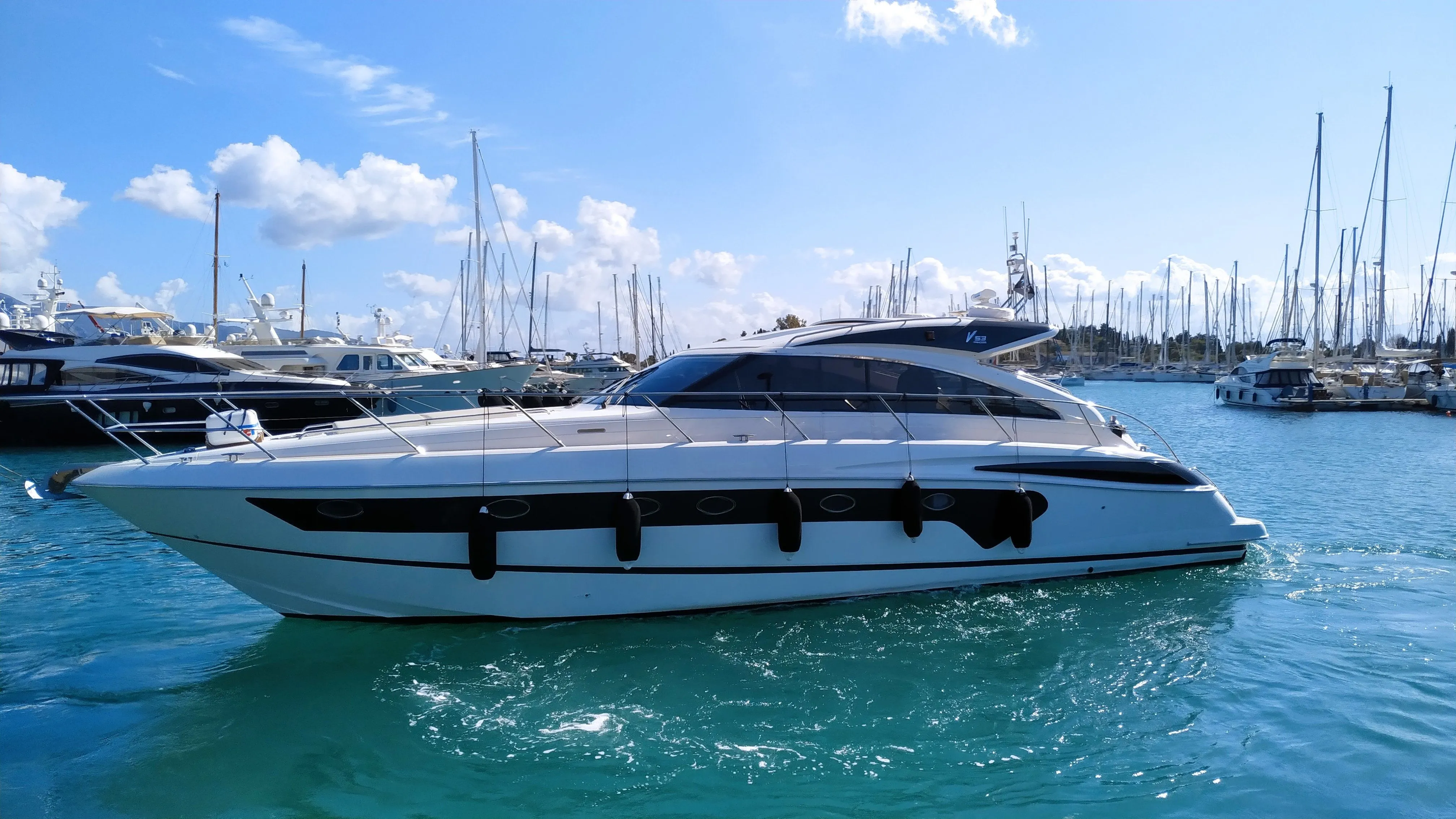Explore Gouvia on a 15.93m Rental Motor Yacht