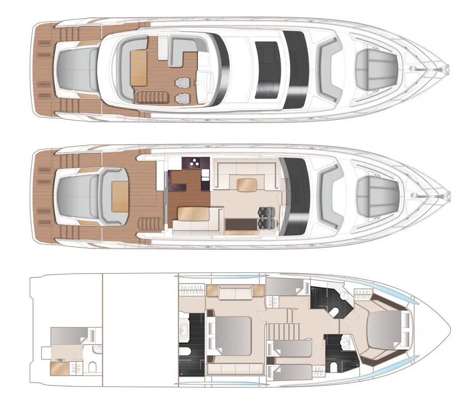 Pa Klok 20.32m Kiralık Princess 65 S Motoryat