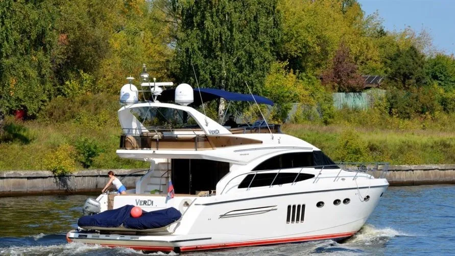 Explore Moscow on a 19.3m Rental Motor Yacht Princess P62