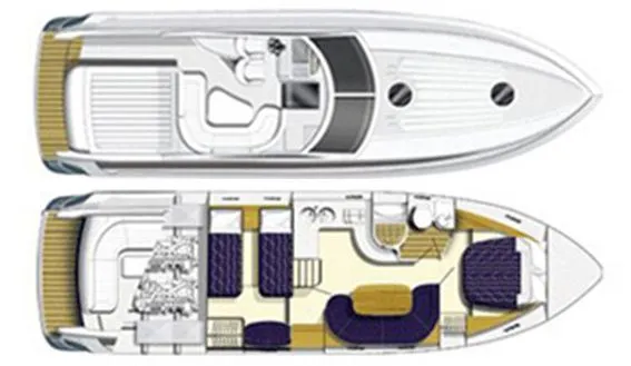Rent a 13.2m Motor Yacht Princess V42 in Saint Petersburg