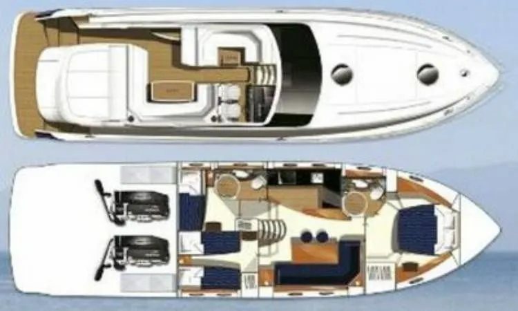 Rent a 16.36m Princess V53 in Marigot