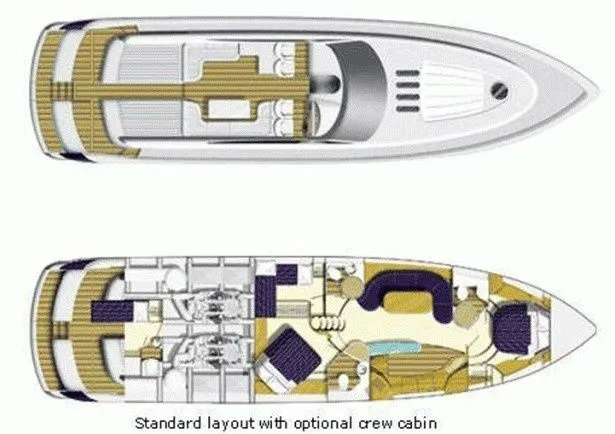 21.3m Mahón Princess V65 Hire