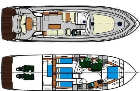 Rent a 16.94m 3 Cabin Motor Yacht in Izola