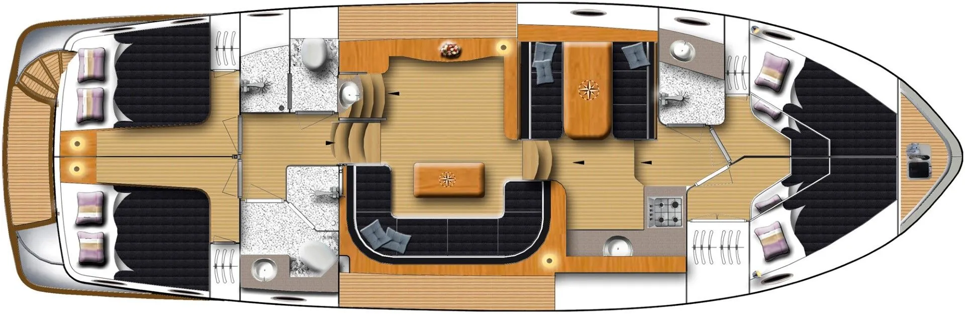 Rent a 13.65m House Boat in Sneek