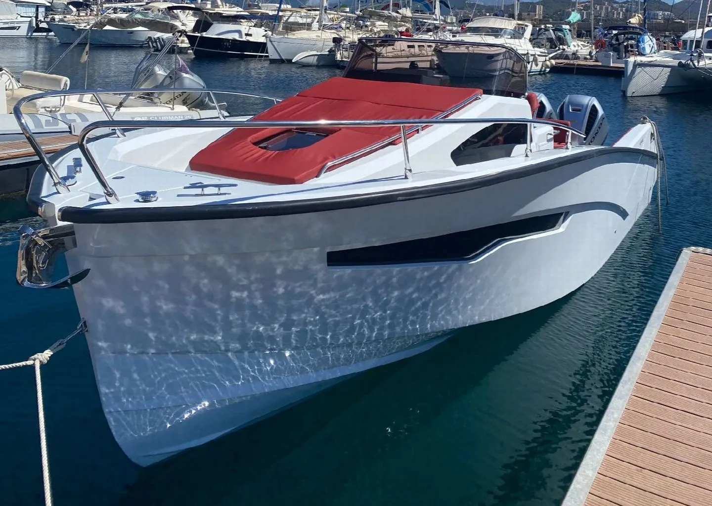 Explore Ajaccio on a 8.34m Pyxis Yacht 30 WA Motor Yacht Rental