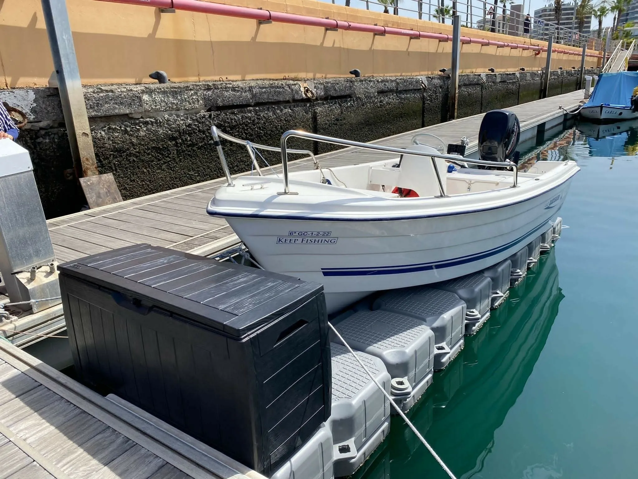 Rent a 4.4m Quicksilver 440 Motor Boat in Las Palmas de Gran Canaria