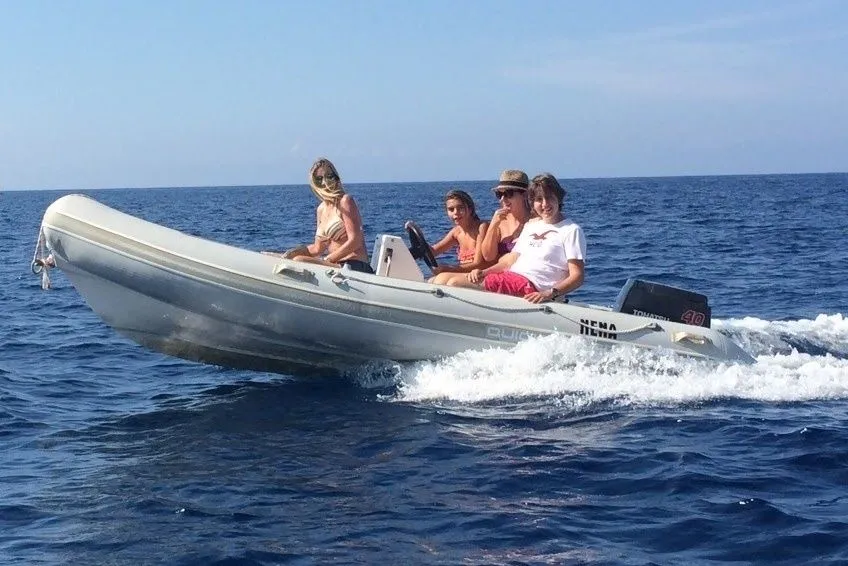 Explore Port d'Andratx on a 4.5m Rental Quicksilver 450