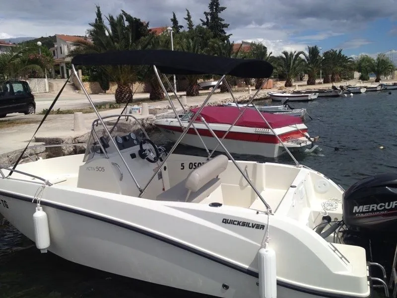4.81m Marina Quicksilver 505 Hire