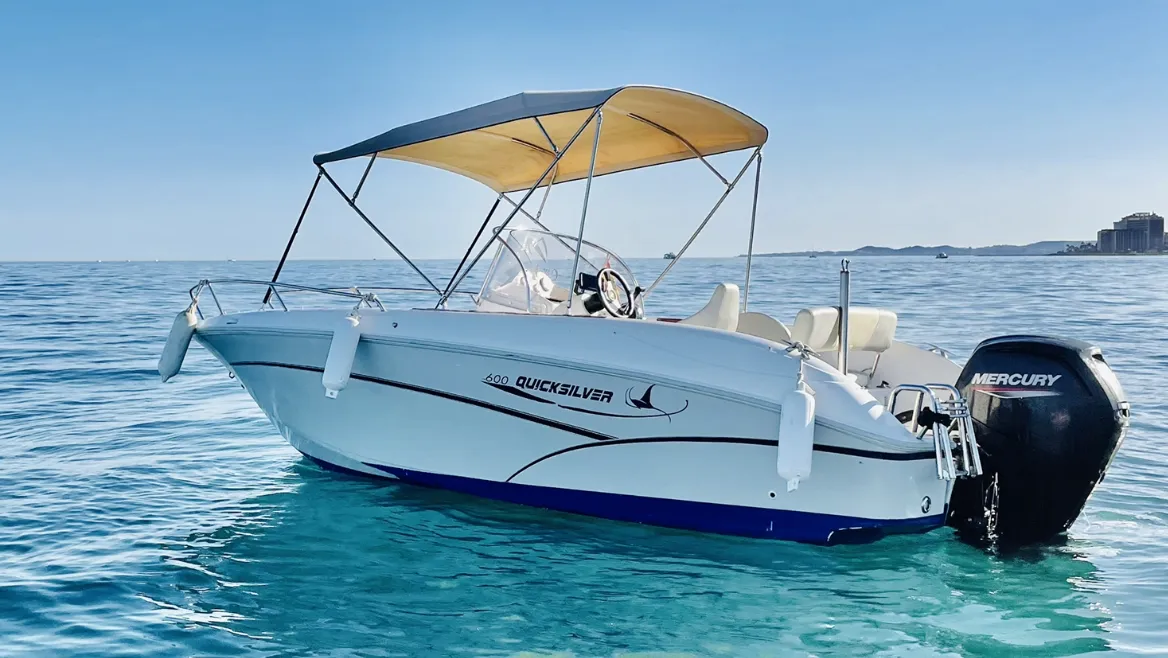 Charter a 6m Motor Boat Quicksilver 600 in Benalmádena
