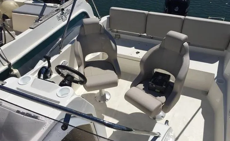 Explore Can Pastilla on a 6m Rental Motor Boat