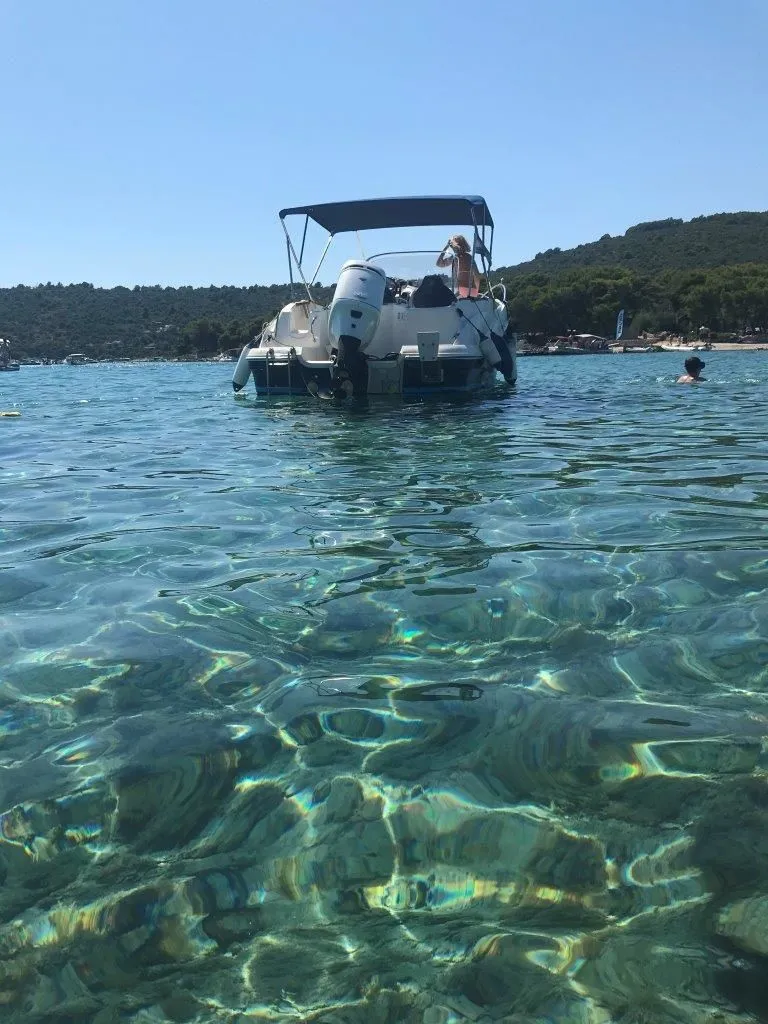 Explore Split on a 6.35m Rental Quicksilver 635