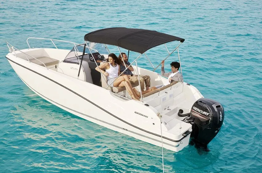 6.75m Mahón Quicksilver 675 Activ Motor Boat Hire
