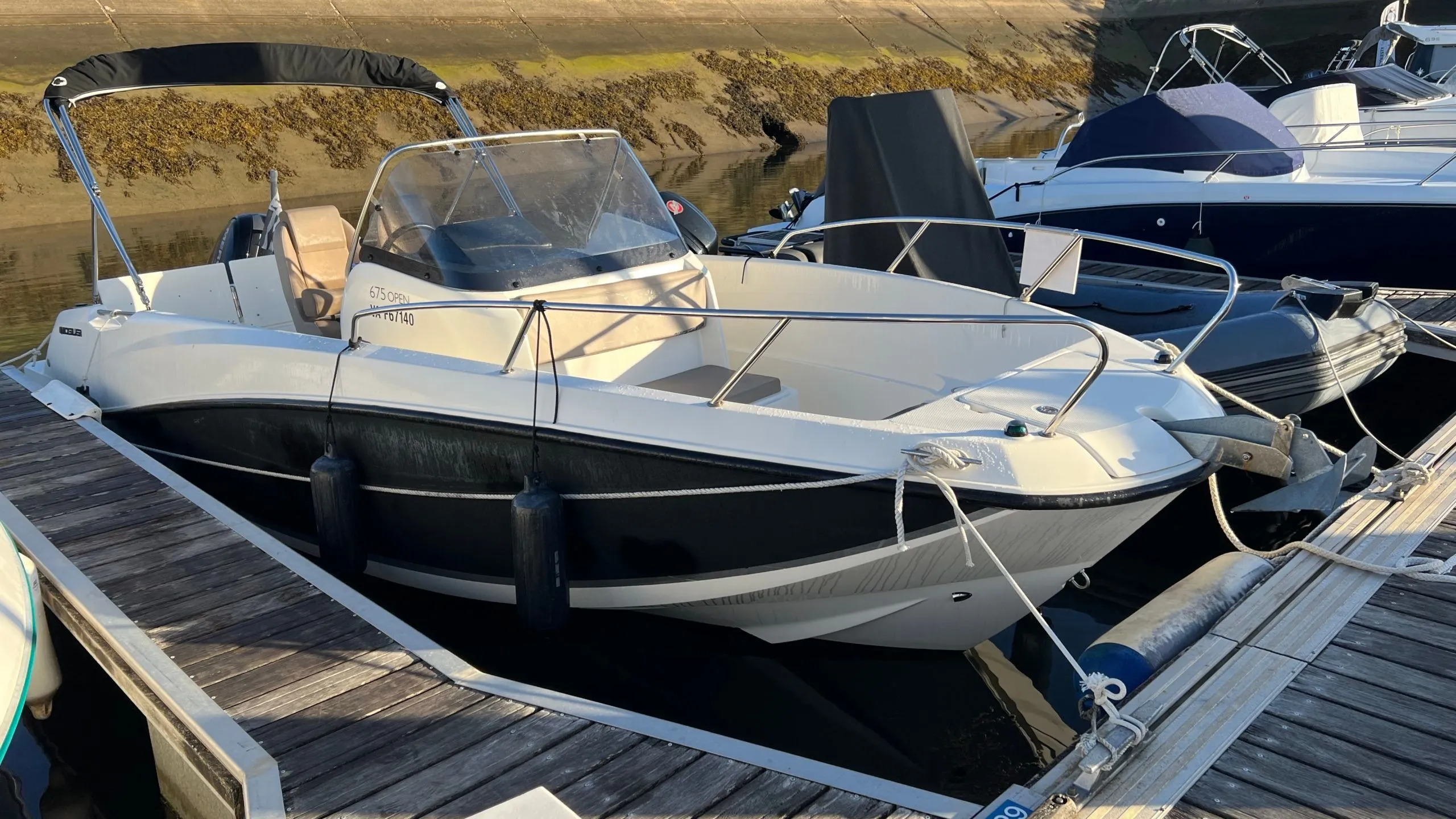 Charter a 6.66m Quicksilver 675 Motor Boat in Arzon