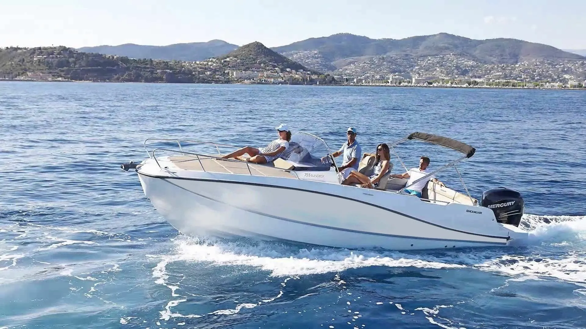 Explore Dubrovnik on a 6.75m Rental Quicksilver 675 Sundeck