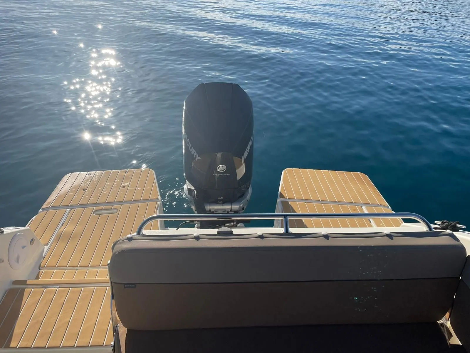 Explore Tribunj on a 7.23m Quicksilver 755 Motor Boat Rental