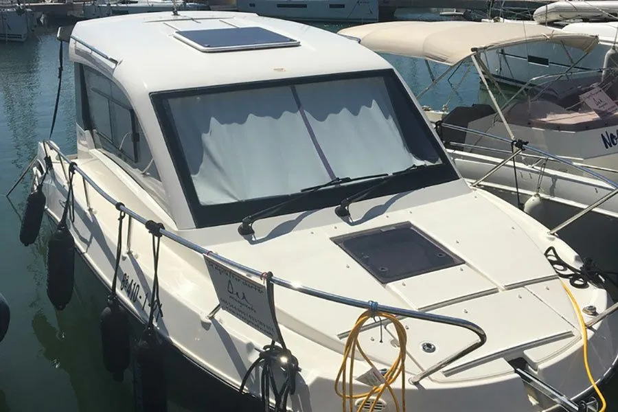 7.4m Denia Quicksilver 755 Weekend Hire