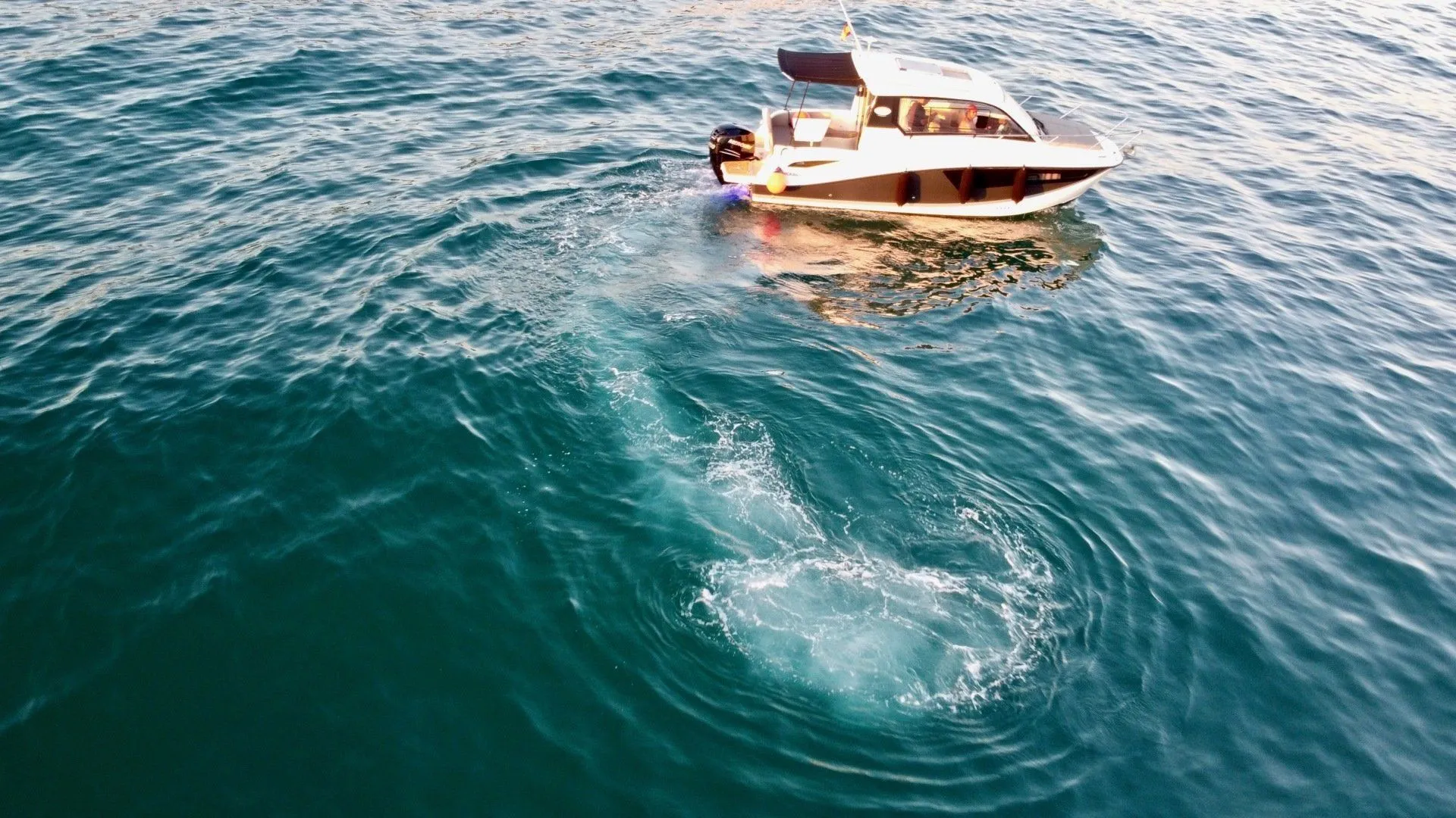 Rent a 8m Quicksilver 755 Weekend Motor Yacht in Sitges