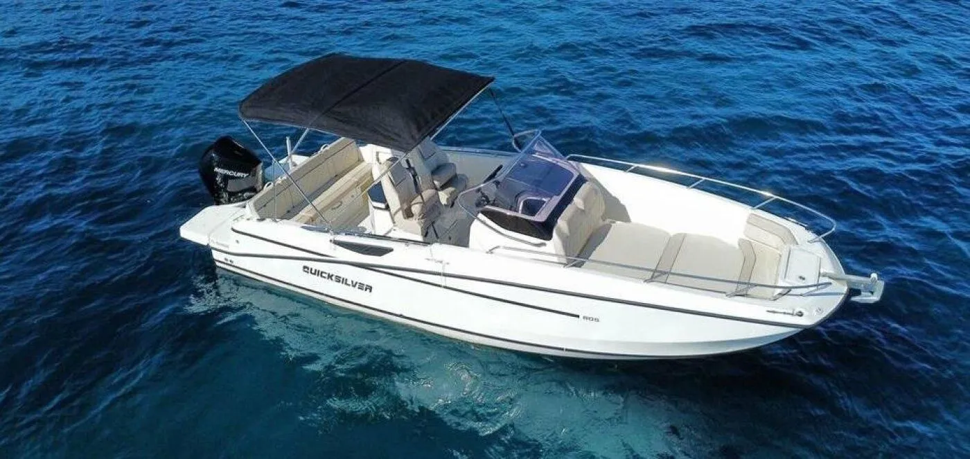 Charter a 8m Quicksilver 805 Motor Boat in Ibiza Town