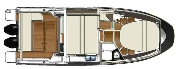 Charter a 8.91m Motor Yacht Quicksilver 855 Weekend in Gustavsberg