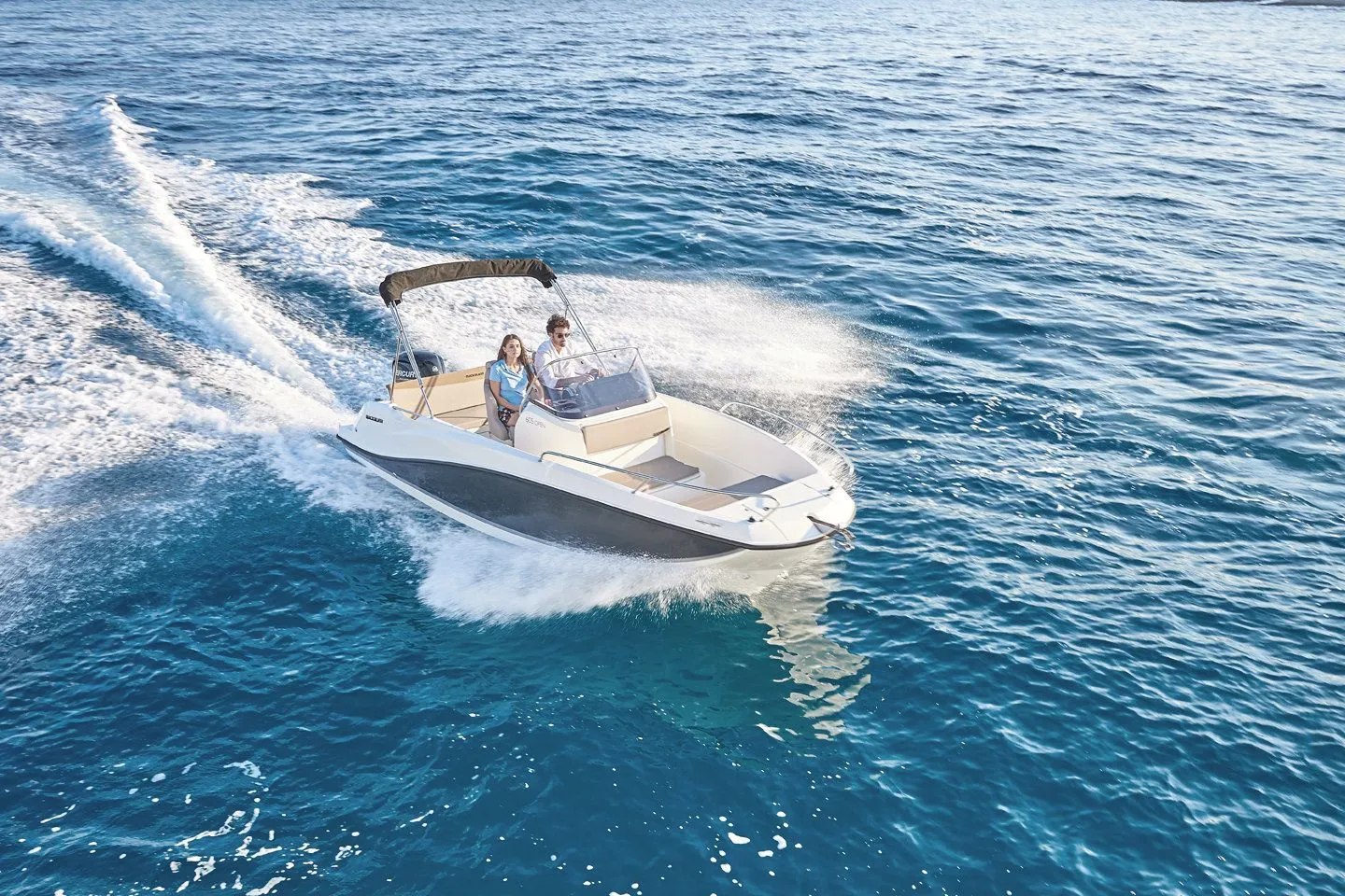 Explore Denia on a 6.05m Rental Quicksilver Activ 605 Open