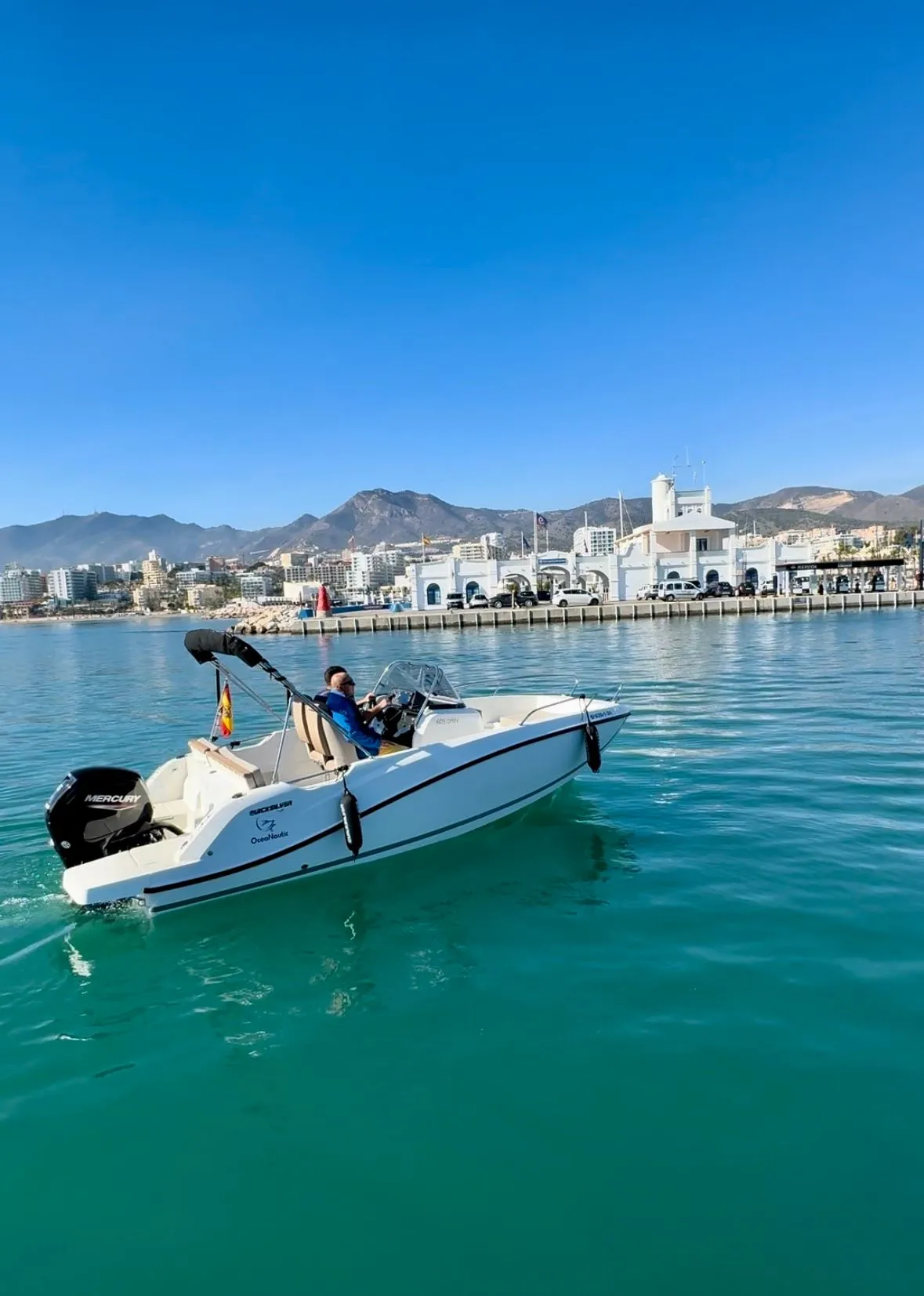 Charter a 5.95m Quicksilver Activ 605 Open Motor Boat in Benalmádena