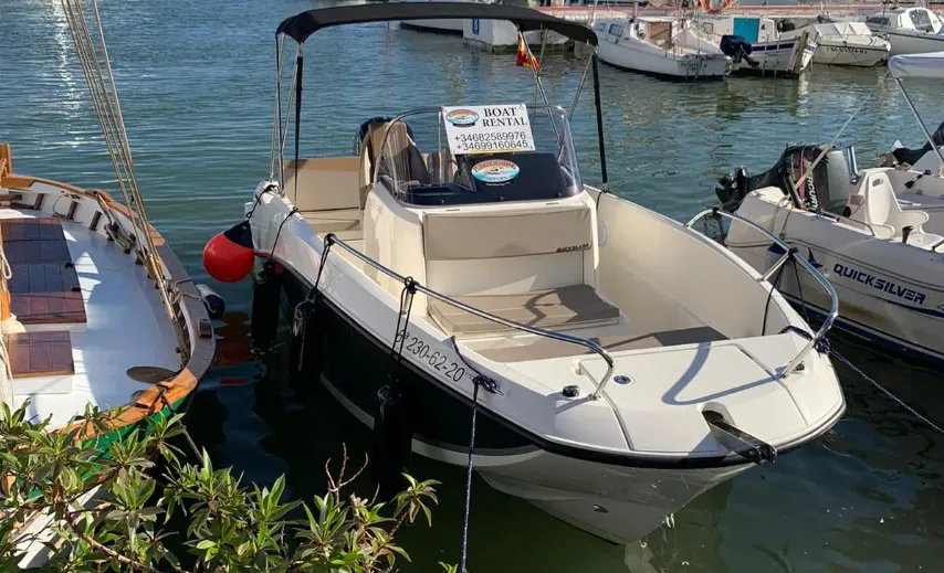 Charter a 6m Quicksilver Activ 605 Open Motor Boat in Sitges