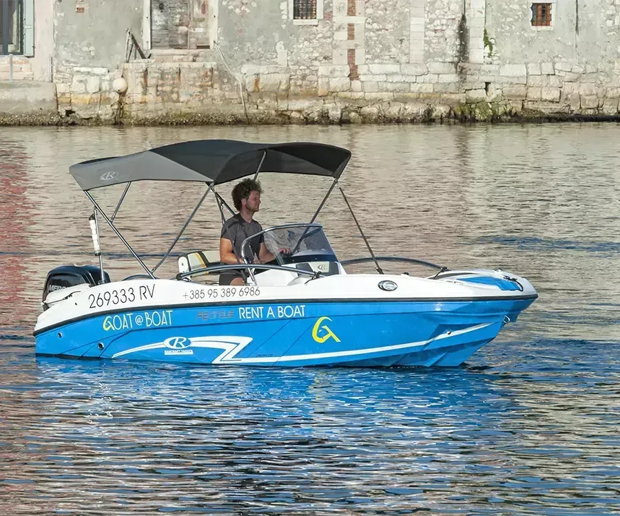 5m Rovinj Motor Boat Rancraft RS 5 Hire