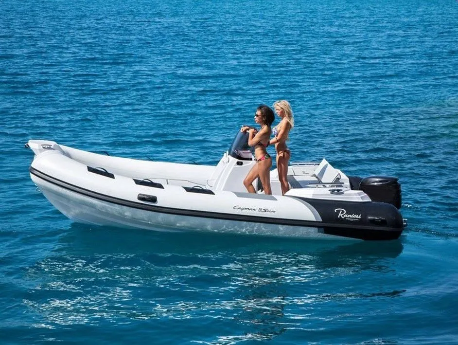 Explore Lagos on a 5.95m Rental Motor Boat Ranieri 19 S