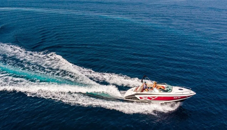 Explore Tribunj on a 6.7m Rental Regal 2250