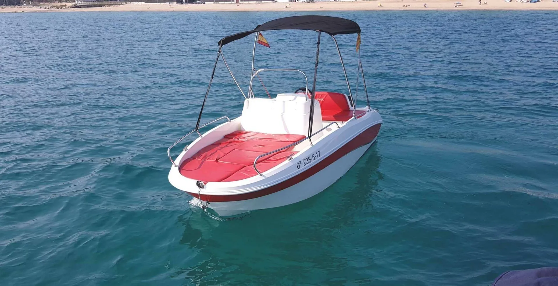 Rent a 4.5m Motor Boat Remus 450 in Palamos