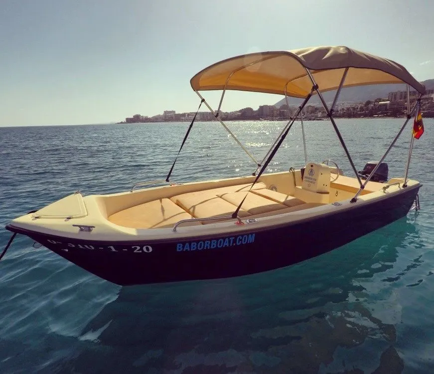 Explore Benalmádena on a 4.7m Rental Remus 470