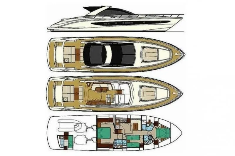 Explore Portofino on a 20.8m Riva 68 Ego Motor Yacht Rental