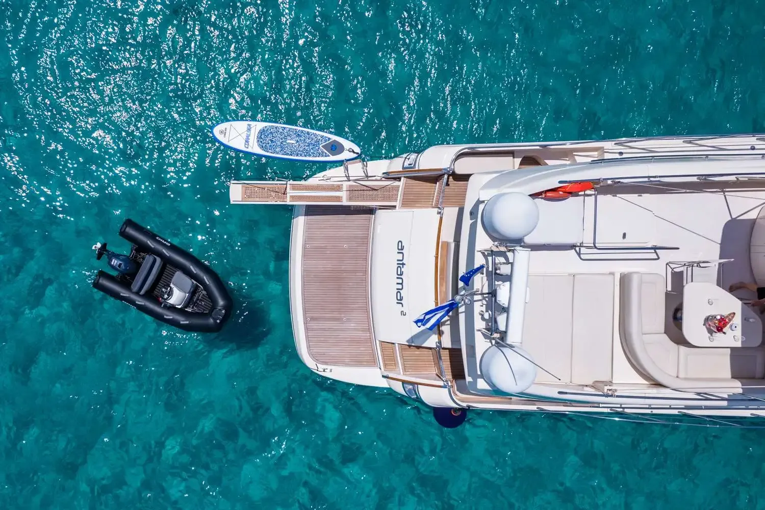 Explore Athens on a 21.62m Rental Motor Yacht Riva 70 Dolce Vita