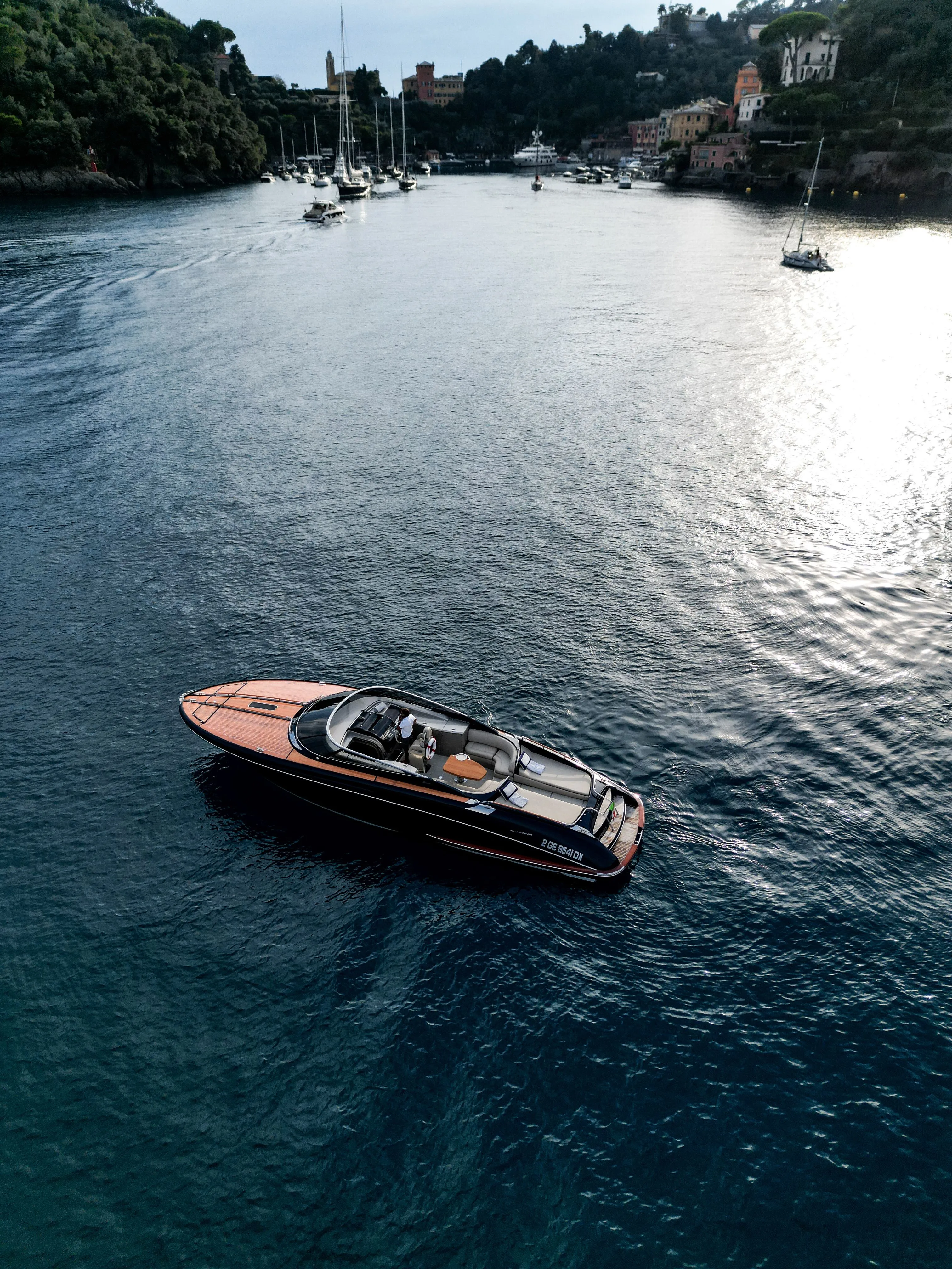 Explore Portofino on a 13.4m Rental Motor Yacht