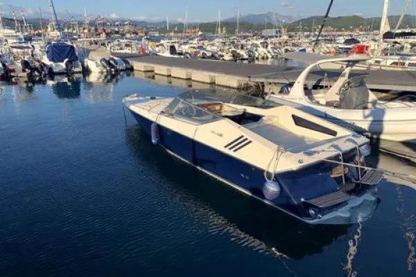 Explore La Spezia on a 9.52m Rental Motor Yacht Riva St Tropez