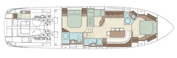 20m Marseille Motor Yacht Riva Vertigo 63 Hire