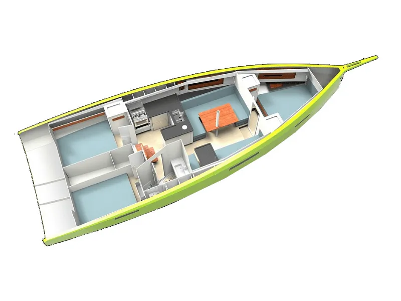 Charter a 11.8m Sailing Yacht in Lorient